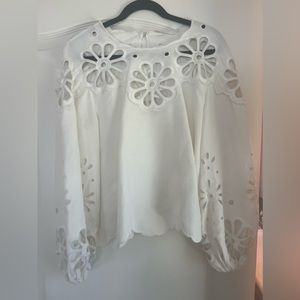 JONATHAN SIMKHAI White Blouse